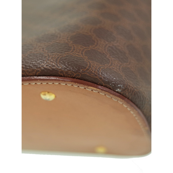 Celine Macadam Pattern 2way Handbag Brown - Picture 4 of 9